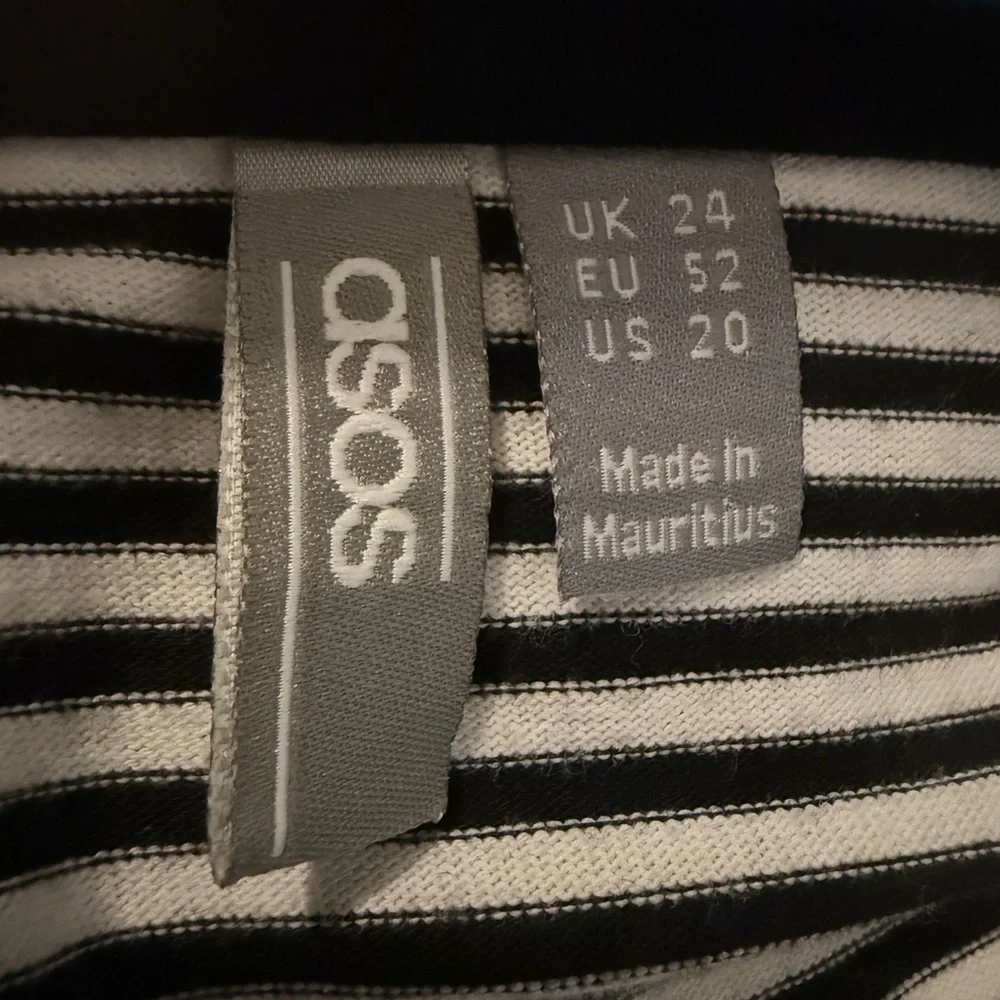 Active Seller! ASOS Striped Plus Size Dress size 20Casual Office Fall - Picture 2 of 3